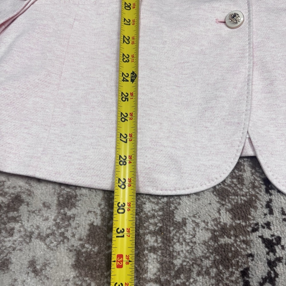 Talbots Blazer Cotton Modal Blend Light Pink 2 Button Jacket Plus Size 20 NEW - Picture 5 of 11